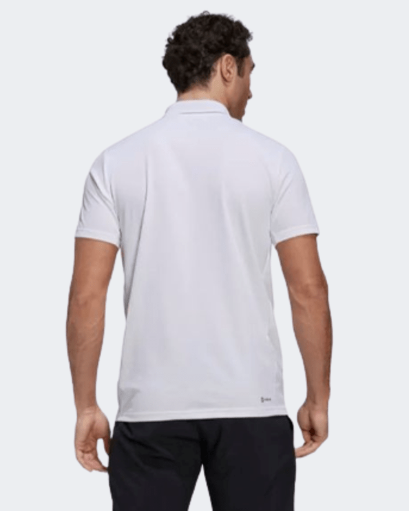 Adidas Piqu&#233; Men Tennis Polo Short Sleeve White Hb8036