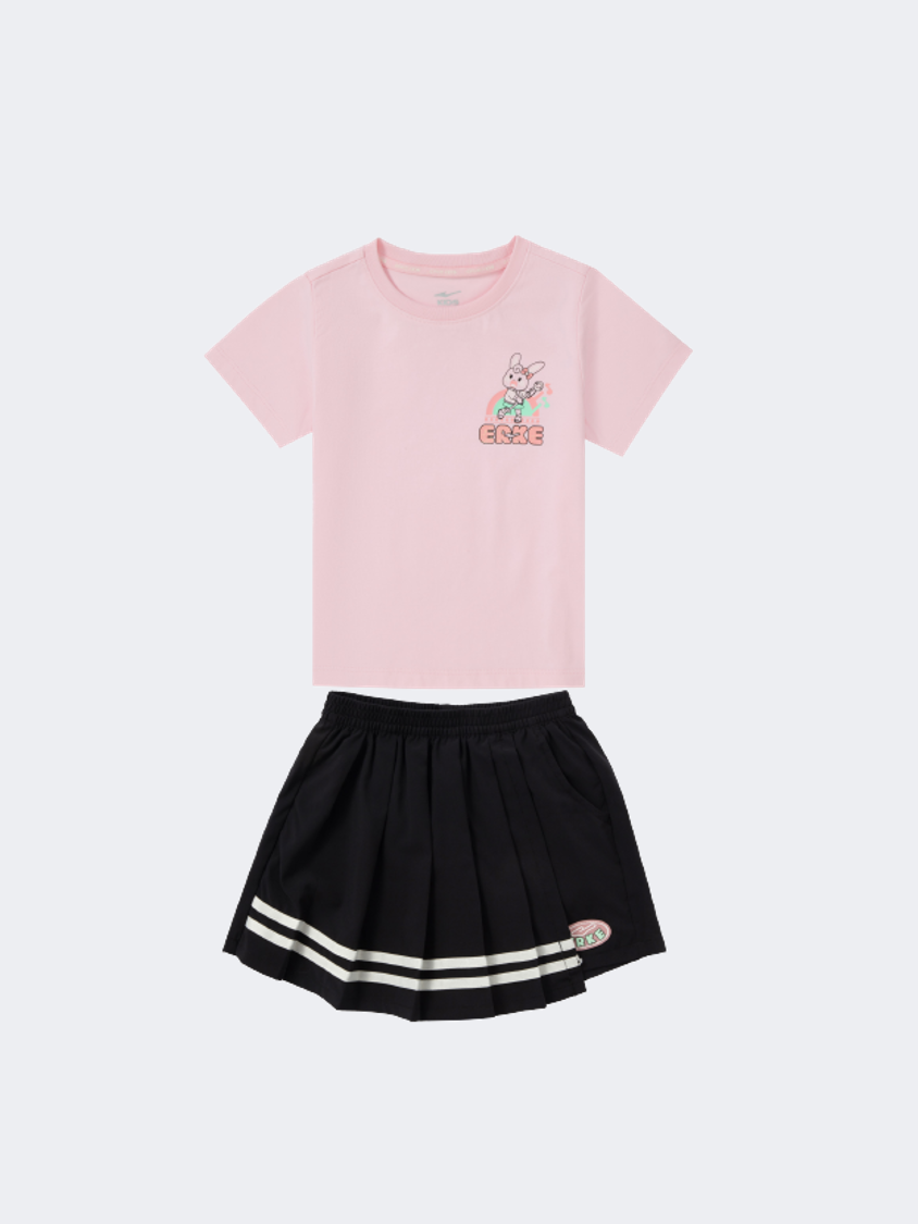 Erke Tricot Little-Girls Lifestyle Suit Pink/Black