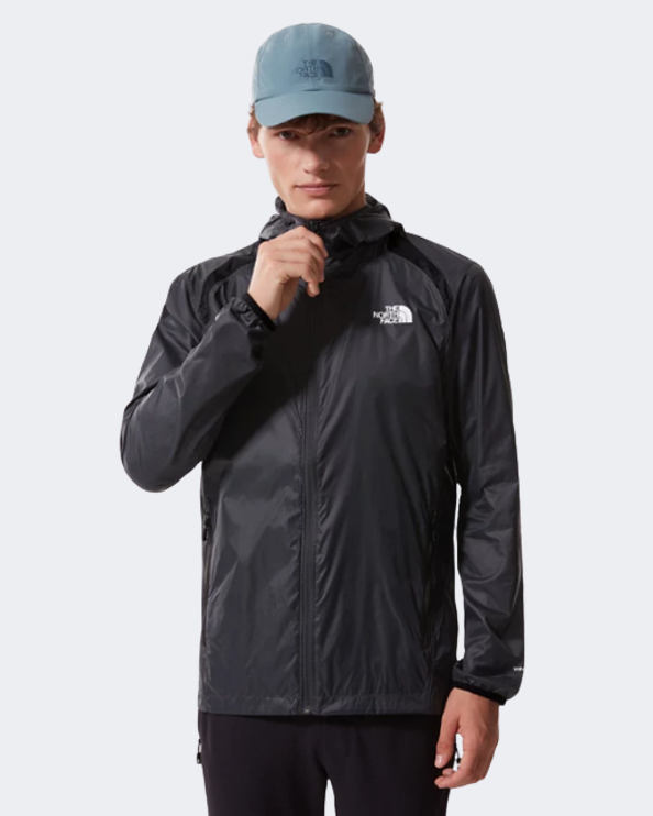 The North Face Athletic Outdoor Full-Zip Wind Men Hiking Jacket Asphalt Grey Nf0A7Ssa-Mn8