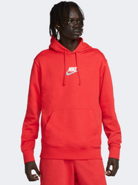 Nike Club Men Lifestyle Lifestyle Hoody University Red