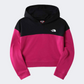 The North Face Drew Peak Cropped Girls Lifestyle Hoody Pink/Black