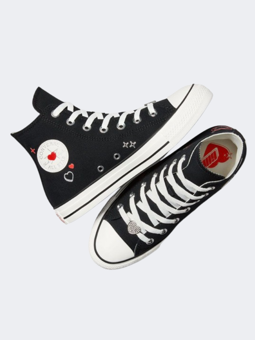 Converse All Star Y2K Heart Women Lifetsyle Shoes Black/Vintage White
