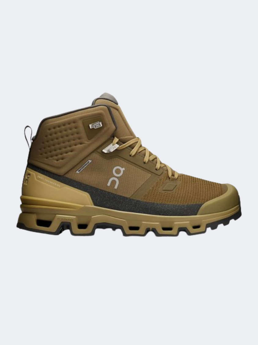 On Cloudrock 2 Waterproof Men Hiking Shoes Hunter/Safari