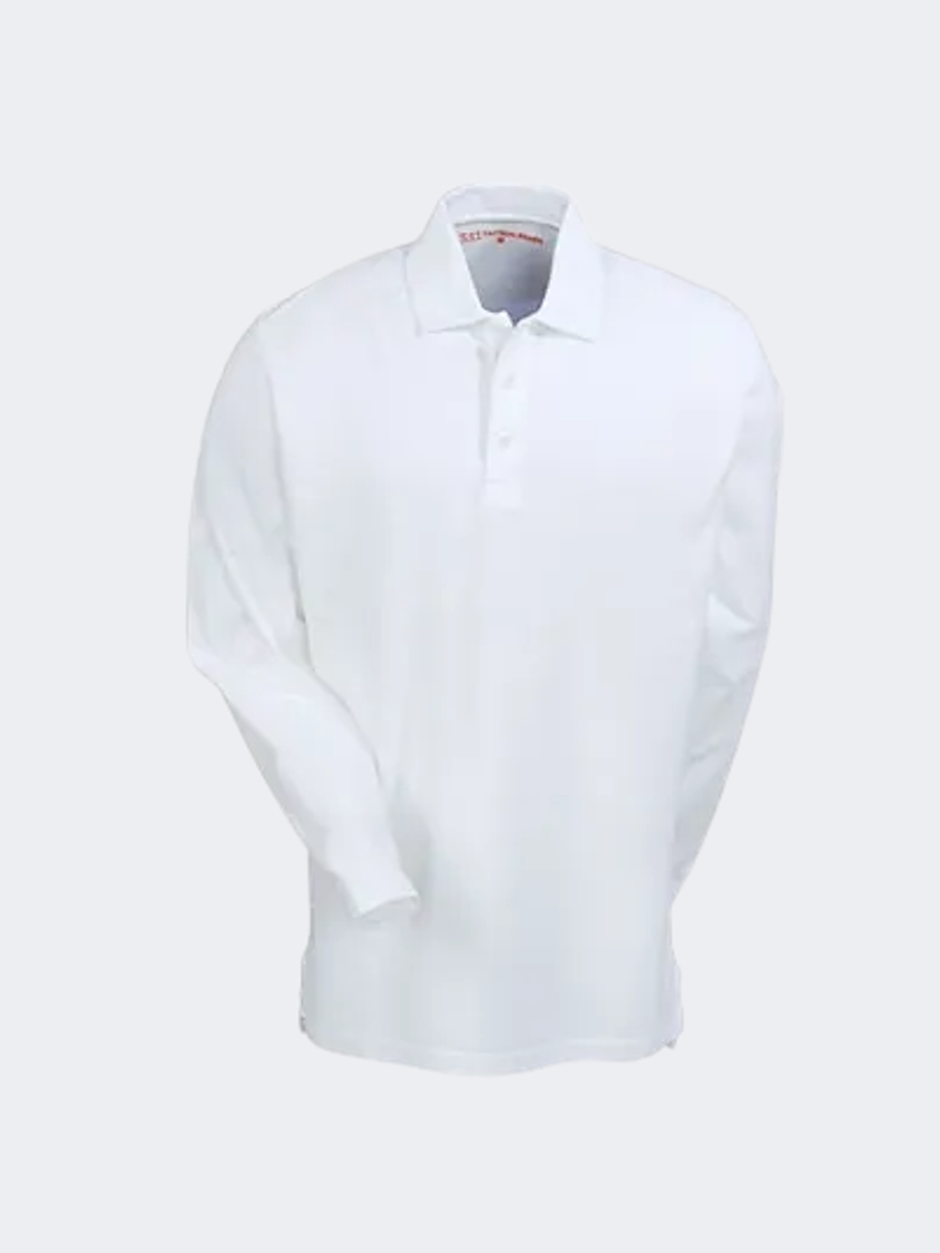 5-11 Brand Professional Men Tactical Polo Long Sleeve White