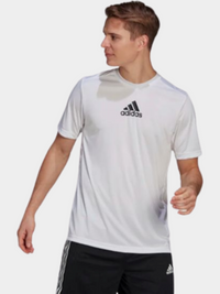 Adidas Back Men Training T-Shirt White