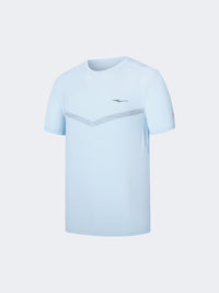 Erke Crew Men Running T-Shirt Light Blue
