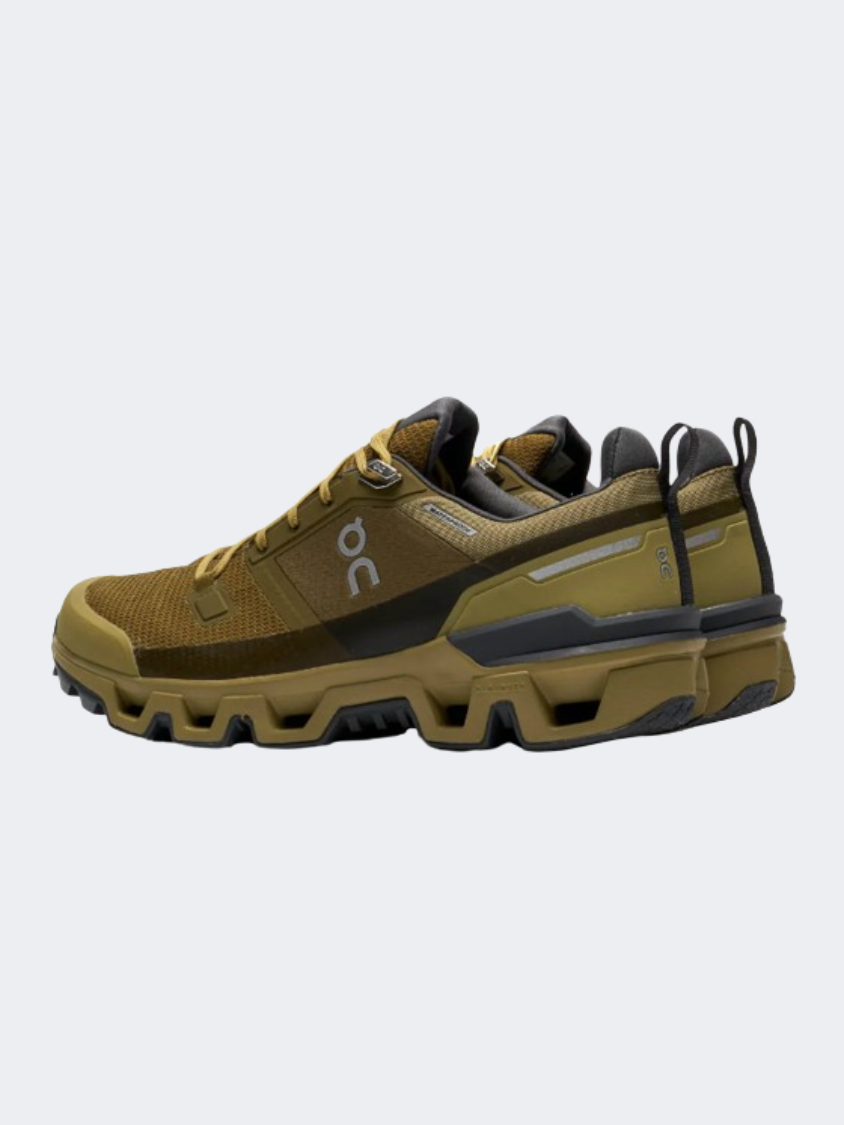 On Cloudwander Waterproof Men Hiking Shoes Hunter/Safari MikeSport