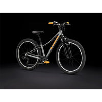 Trek Precaliber 24 8-Speed Suspension Fork 24" Biking Bike Grey