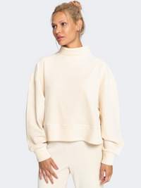 Billabong Fun Vibes Women Lifestyle Sweatshirt Antique White