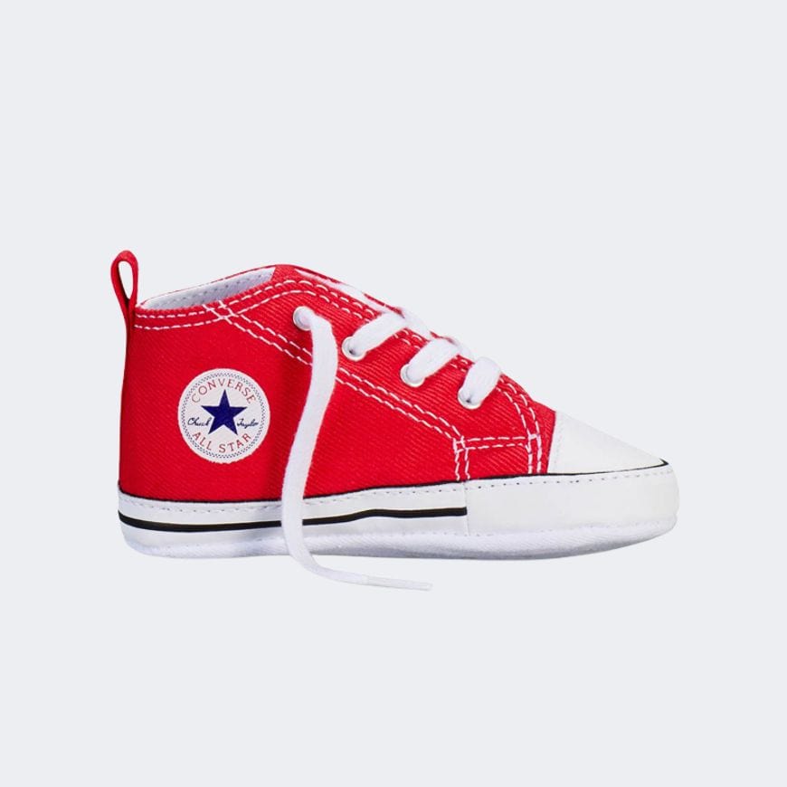 Red crib clearance converse