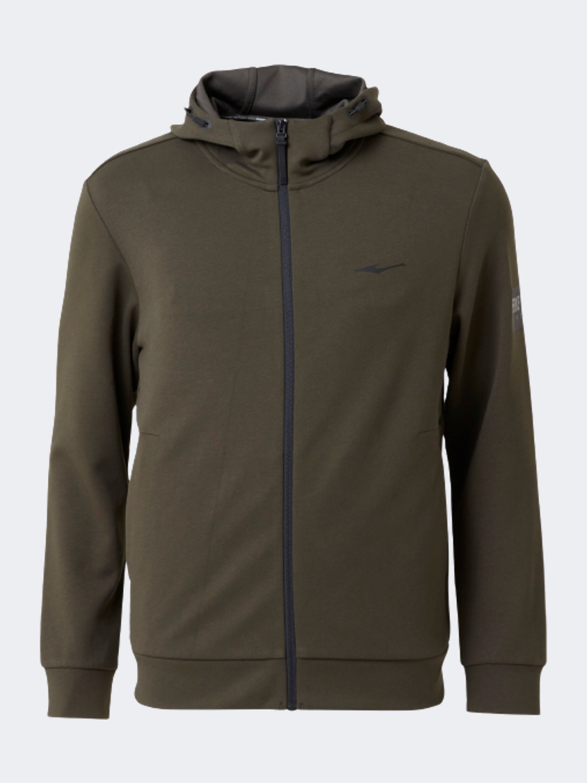 Erke Full Zip Men Training Hoody Dark Green