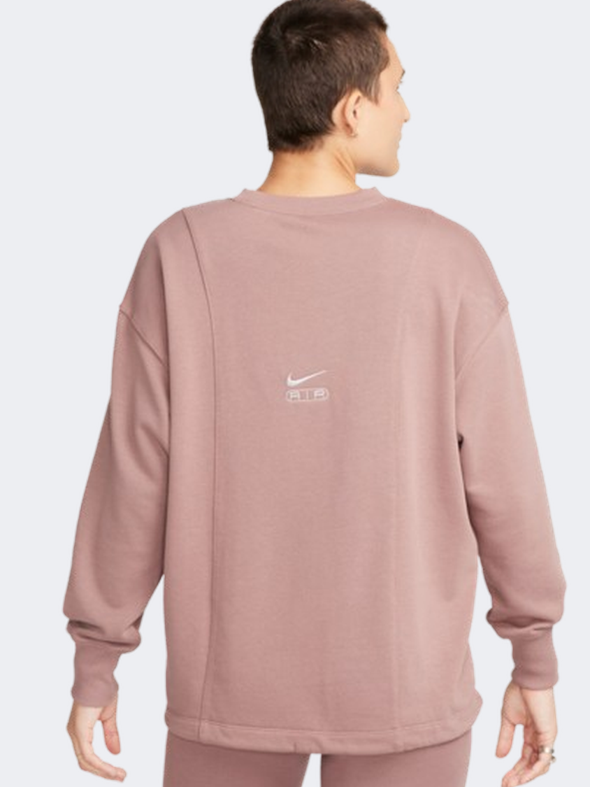 Nike air pink sweatshirt sales
