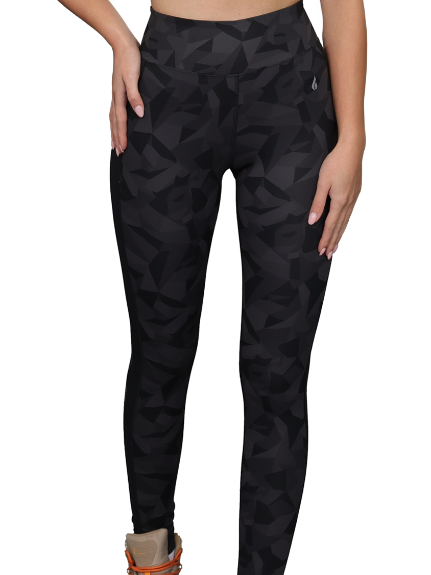 Oil And Gaz Printed Women Training Tight Multicolor