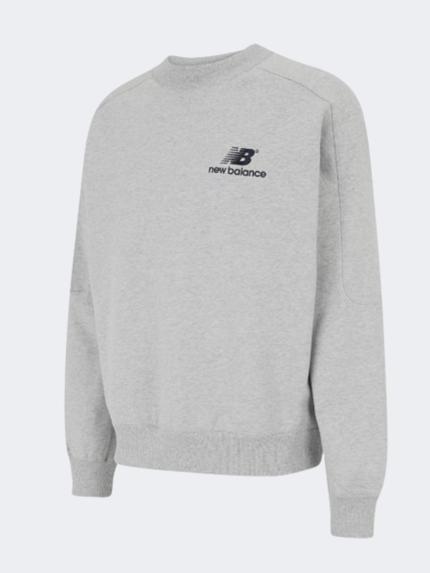 New Balance Archive Men Lifestyle Sweatshirt Athletic Grey