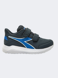 Diadora Falcon 3 Sl Ps-Boys Running Shoes Blue Corsair/White