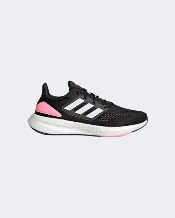 Adidas Pureboost 22 Women Running Shoes Black/Pink Hq1458