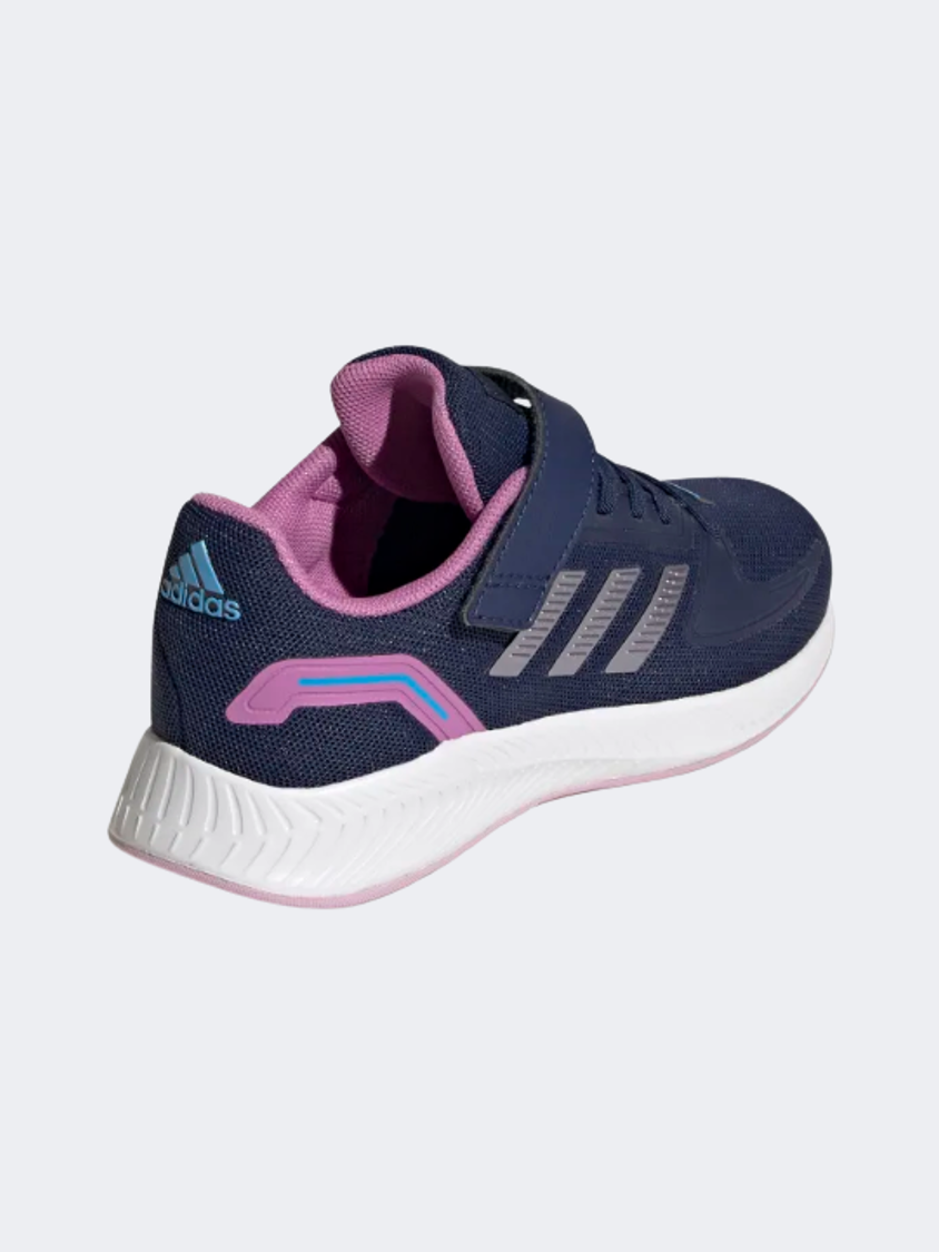 Adidas Runfalcon 2.0 Ps-Girls Running Shoes Navy/Purple