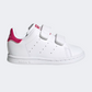 Adidas STAN SMITH INFANT-GIRLS ORIGINAL shoes White / Bold Pink