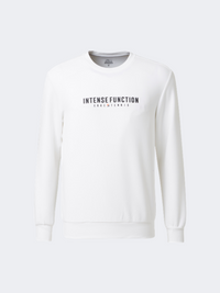 Erke Pullover Men Training Sweatshirt White