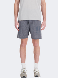 New Balance Tenacity Heathertech Men Performance Short Black Heather