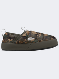 The North Face Traction Mule Ii Gs-Boys Lifestyle Slippers Brown Camo/Green