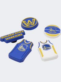 Crocs Nba Golden State Warriors 5 Pack Lifestyle Jibbitz Charm