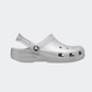 Crocs Classic Kids Unisex Lifestyle Slippers Silver Glitter