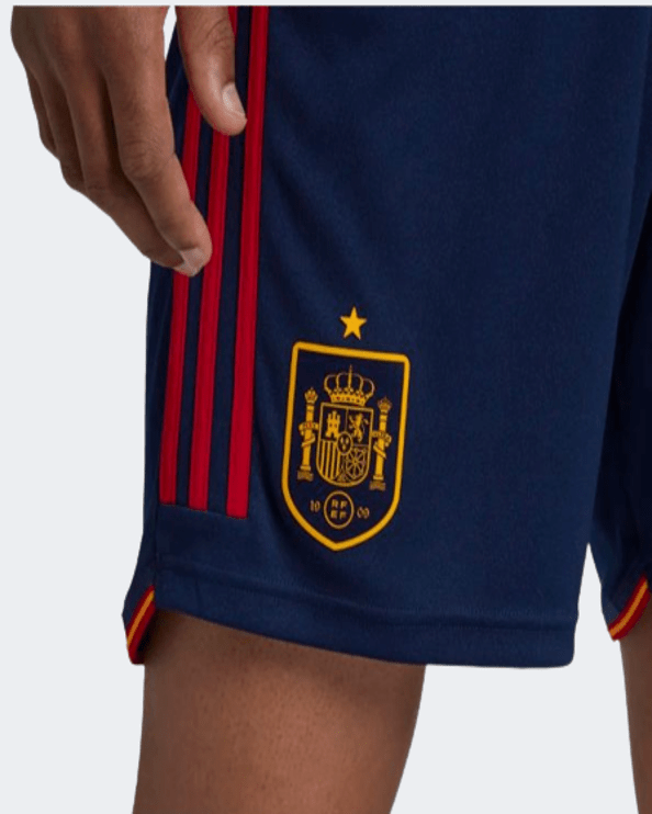 Adidas Spain 22 Home Men Football Short Navy/Red He2022