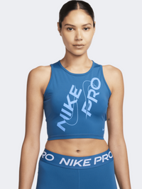 Nike Pro Women Training Tank Industrial Blue