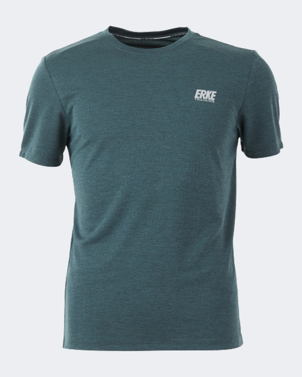 Erke Crew Neck Men Lifestyle T-Shirt Dark Green 11222291367-522