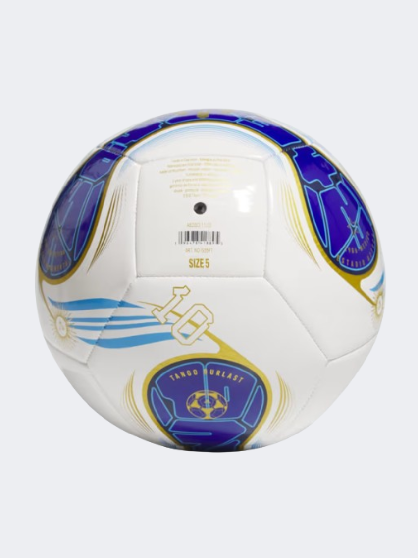 Adidas Messi Club Unisex Football Ball White/Ink/Blue – MikeSport
