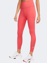 Nike One Df Hr 7/8 Women Training Tight Light Red/White