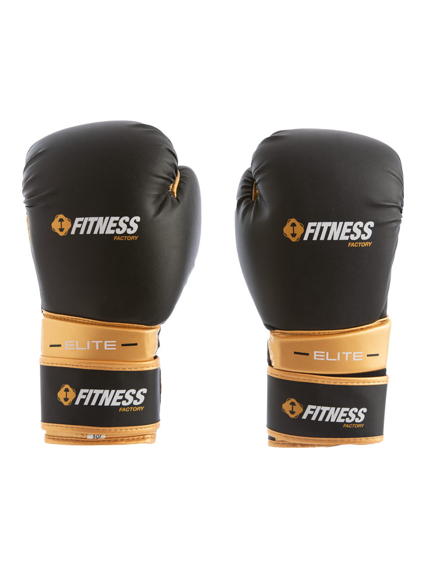 Fitness Factory Boxing Gloves Black/Gold