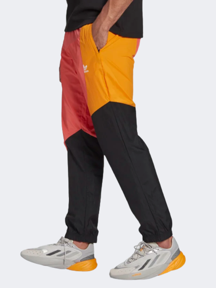 Adidas Adicolor Colorblock Men Original Pant Black/Turbo/Orange