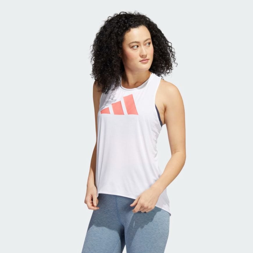 Adidas 3-Stripes Logo Women Training Tank White – MikeSport Lebanon