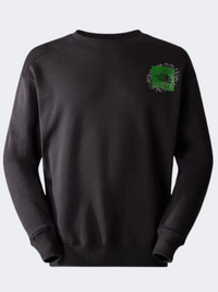 The North Face Graphic Unisex Lifestyle Sweatshirt Asphalt Grey