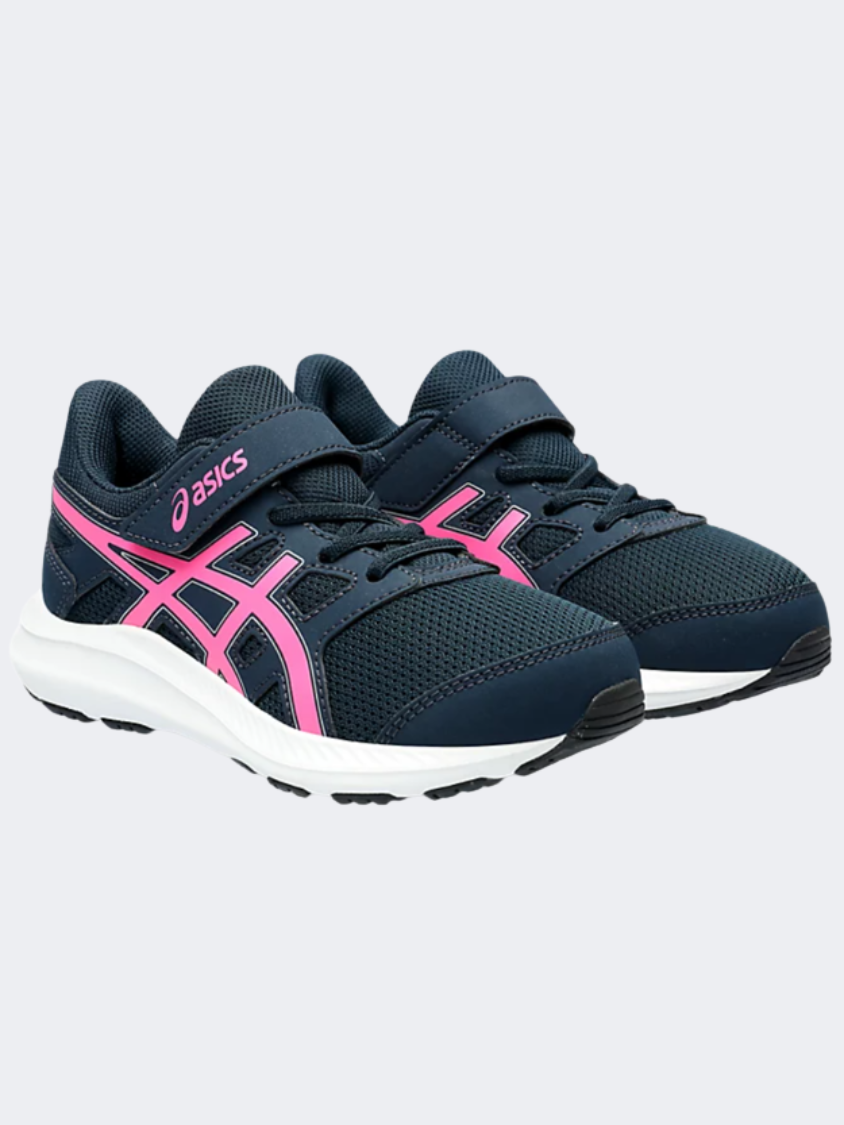 Asics Jolt 4 Ps Girls Running Shoes French Blue/Hot Pink