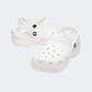 Crocs Classic Platform Clog Women Lifestyle Slippers White