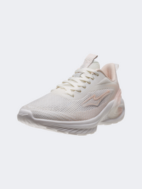Erke Cushioning Women Running Shoes White/Pink
