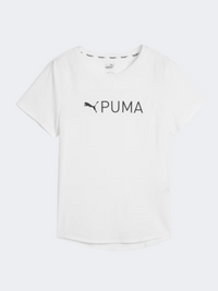 Puma Fit Logo Ultrabreathe Women Training T-Shirt White/Black
