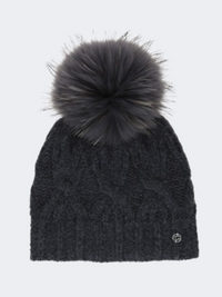 Chaos Eco Gina Pom Women Lifestyle Beanie Medium Heather Grey