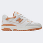 New Balance 550 Women Lifestyle Shoes Munsell White/Orange
