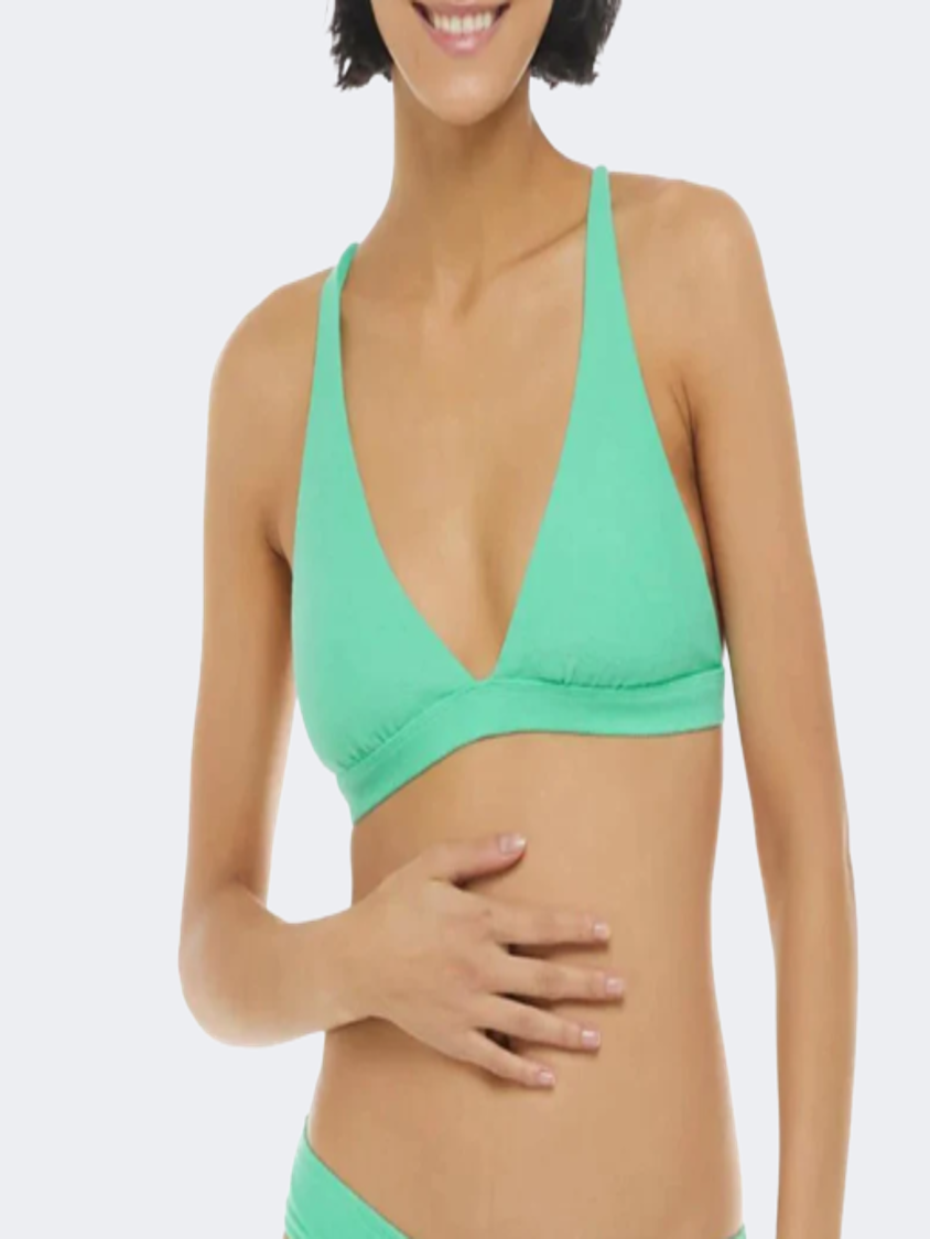 Body Glove Coralie Freya Mermaid Women Beach Bra Green