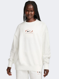 Nike Phoenix Women Lifestyle Sweatshirt Sail