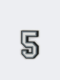 Crocs Number 5 Unisex Lifestyle Pins Black/White