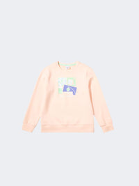 Erke Pullover Kids-Girls Training Sweatshirt Orange