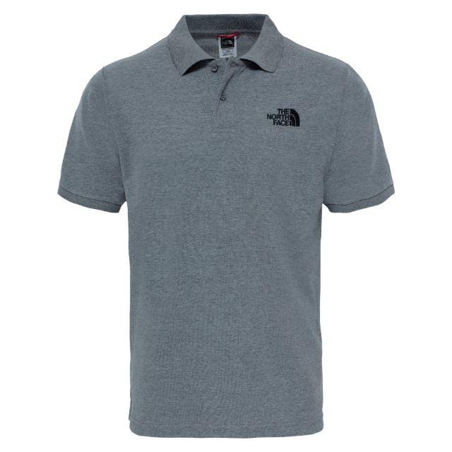 The North Face Piquet Men Lifestyle Polo Short Sleeve Grey Nf00Cg71-Lxs