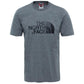 The North Face Easy Tee Men Lifestyle T-Shirt Grey Nf0A2Tx3-Jbv