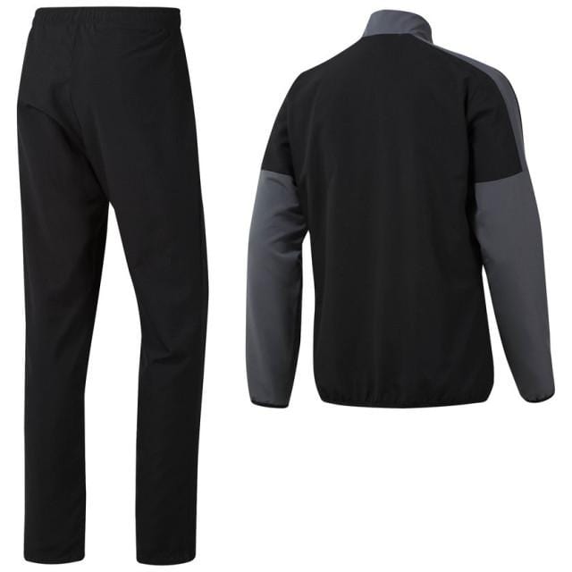 Reebok Men&#39;s Training Woven Tracksuit Black Suit