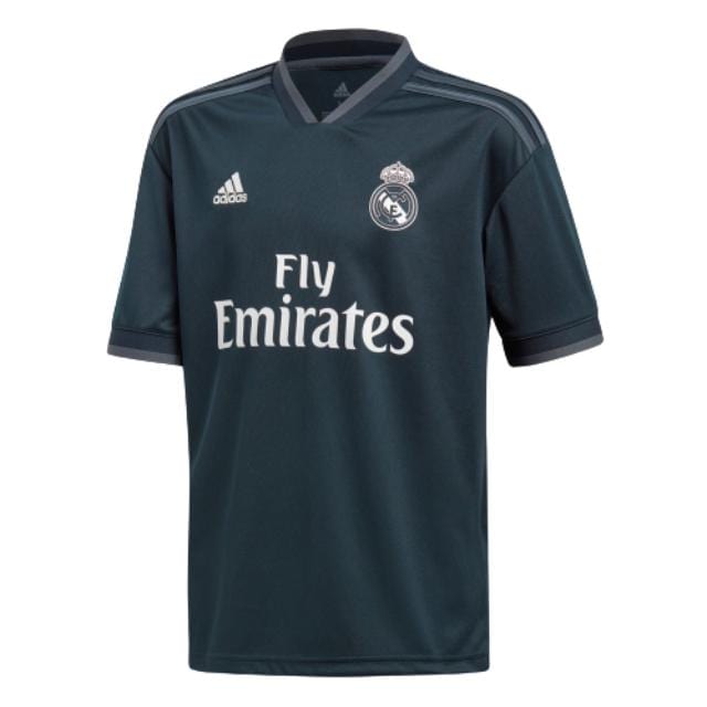 Adidas  Real A Jsy Y Kids-Boys Football T-Shirt Black Cg0570
